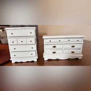 Tiny Wooden Dollhouse Furniture